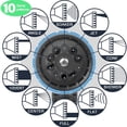 thumbnail image 2 of Manguera de jardín de 100 pies Manguera extensible Manguera de agua flexible con boquilla rociadora Eccomum Manguera de goma, 2 of 7