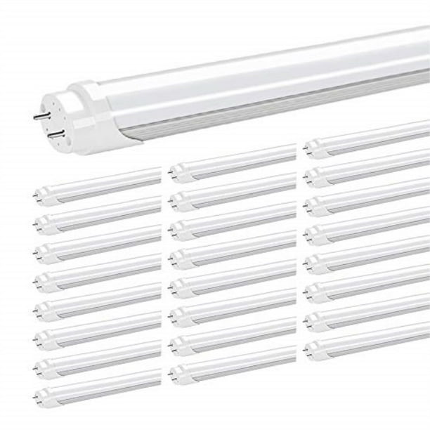 jesled 4ft t8 led tube light bulbs, 24w 5000k daylight, 3000lm, 4 foot