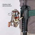 thumbnail image 5 of Fishing Waist Belt, Adjustable Wading Belt with Fishing Rod Holder Inserter, Suitable for Spinning Surf Kayak Outdoor Fishing, Fly Fishing Accessories(Khaki), 5 of 6