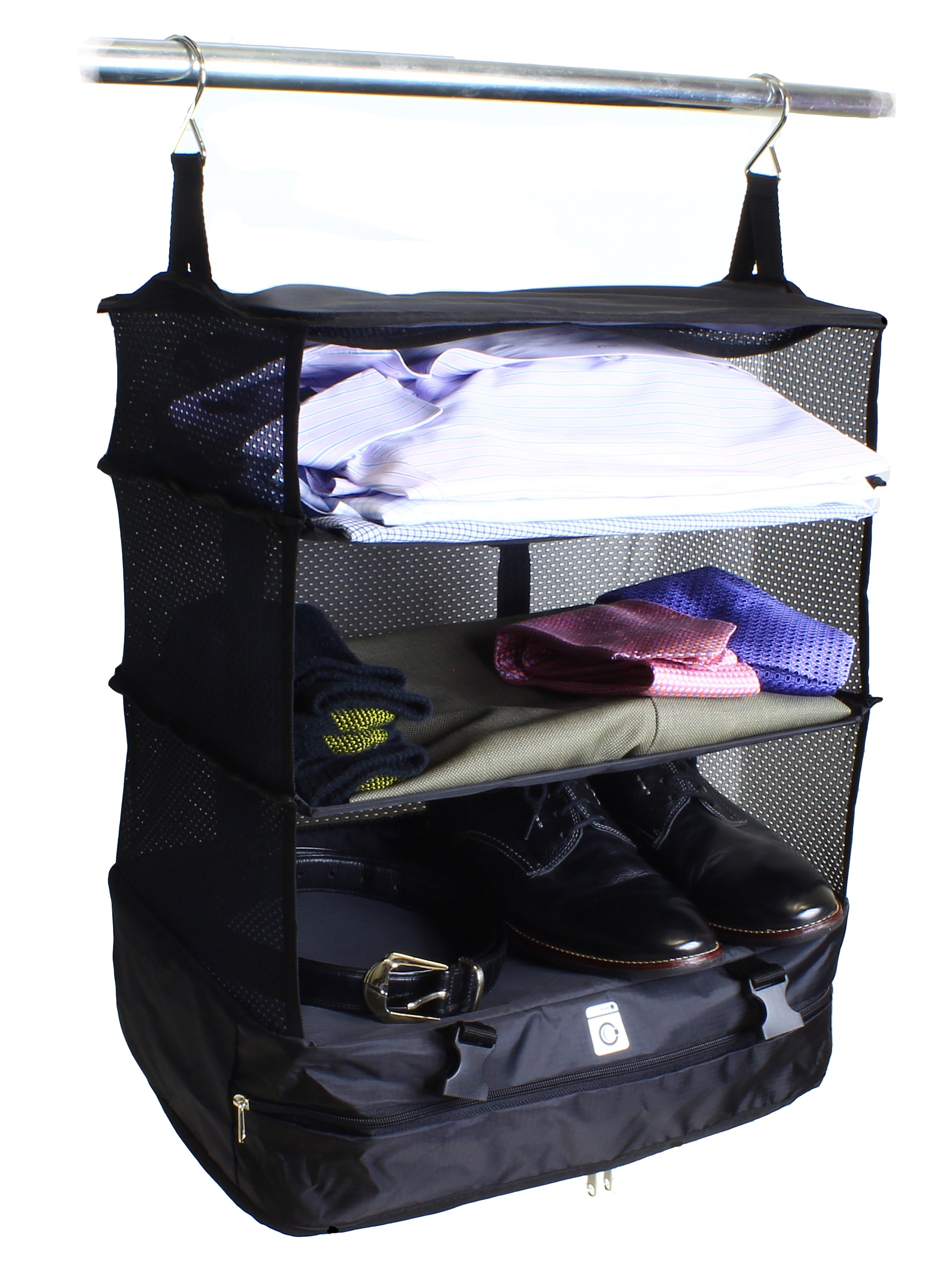Carry on luggage with hanging compartment sale
