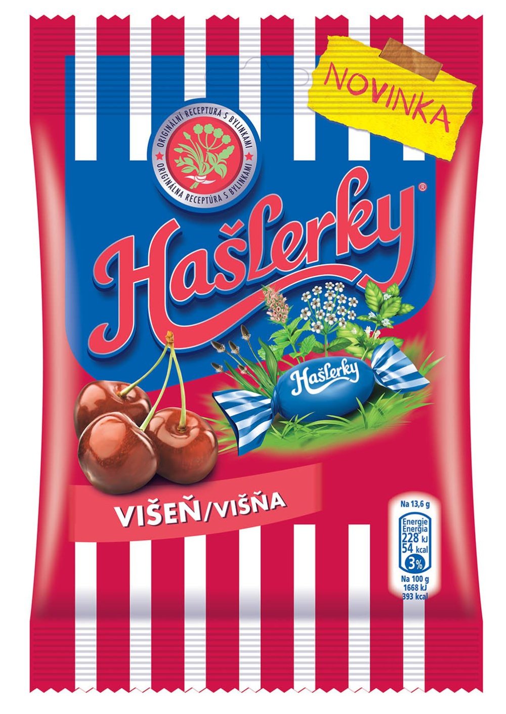 Nestle RovKeav Cherry Herb and Menthol Flavour Candy 90 g