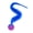 Blue, variant on Blarkrus Bounce Ball Caterpillar Jump Cat Toy, Elastic Bouncing Design with Teaser Wand, for Interactive Play with Pet Cats, Blue