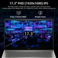 thumbnail image 3 of HP Envy Business Laptop ,17.3 FHD Touchscreen,Intel Core Ultra 7-155H, 32GB DDR5 RAM, 512GB SSD, Backlit Keyboard , Wifi, Bluetooth, Windows 11 Home ,Grey, 3 of 6