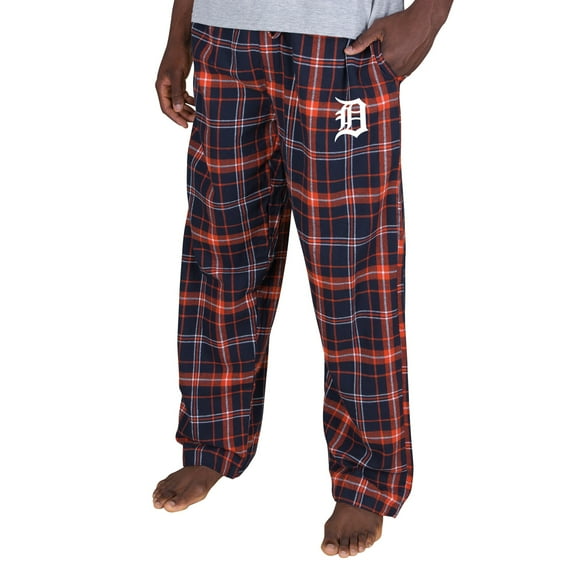 Men's Concepts Sport Navy Detroit Tigers Ultimate Plaid Flannel Pajama Pants