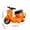 Orange, variant on Tarmeek Pull Back Motorcycle Toy For Boys Rechargeable Friction Powered Rides On Car With Moving Parts Non Slip Wheels And Flip Up Seat
