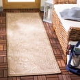 thumbnail image 2 of Safavieh Courtyard Helen Floral Indoor/Outdoor Runner Rug, Natural/Brown, 2'3" x 10', 2 of 8