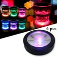 thumbnail image 1 of LED Coaster Coloré Éclaire le Verre de Verre pour la Fête de Club de Bar, 1 of 10