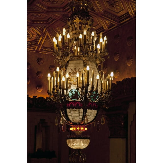 Print: Chandelier, Alabama Theatre, Birmingham, Alabama, 2010