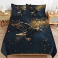 thumbnail image 6 of 3 Pcs Soft Bedding Set, Includes 1 Duvet Cover with Zipper And 2 Pillow Shams,A Powerful Eagle (1) Queen(90"×90"), 6 of 8