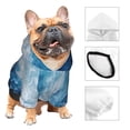 thumbnail image 3 of Balery Abstract Ocean Waves Sudadera con Capucha para Perros Pequeños – Ropa para Mascotas, Disfraz para Perros y Gatos, Ideal para Fiestas y Cosplay-X-Large, 3 of 7