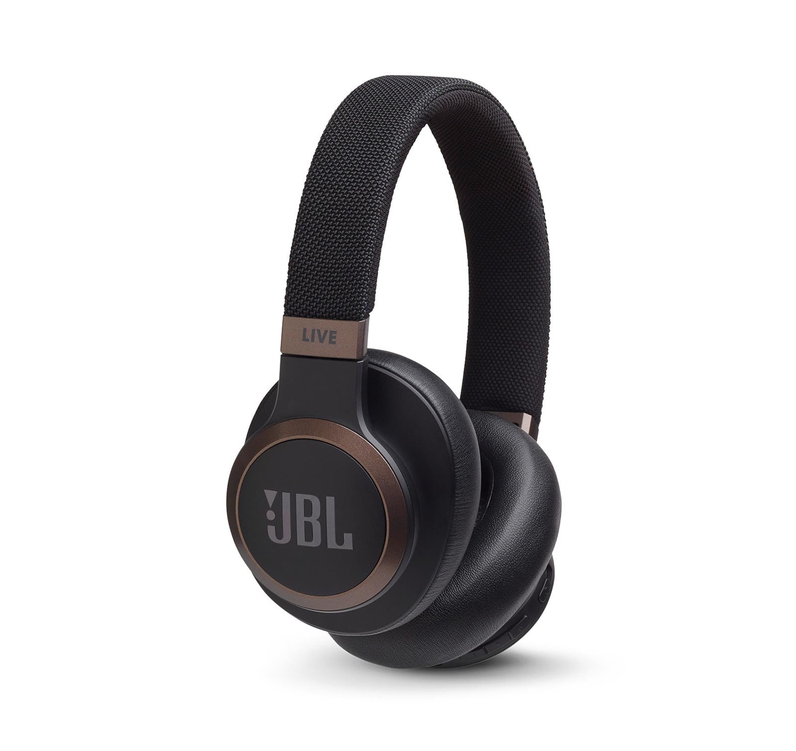 JBL Live 650BTNC - Wireless Over-Ear Noise-Cancelling Headphones - Black