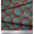 thumbnail image 3 of Soimoi polyester Crepe Fabric Floral Mandala Fabric Prints By Yard 52 Inch Wide, 3 of 3