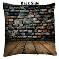 thumbnail image 2 of EREHome Wood Textured In A Room Interior Pillow Case Home Decor Cushion Cover 20x30 Inch, 2 of 2