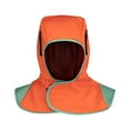 thumbnail image 3 of Capucha de soldadura de protección total, a prueba de polvo, resistente al desgaste, ligera, ignífuga, reutilizable, lavable para soldadores, máscara Naranja, 3 of 8