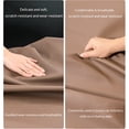 thumbnail image 3 of Skin-Friendly & Dirt-Repellent Leather Seat Cushions, Universal Thickened Non Slip Memory Foam Car Seat Cushion, Soft Comfortable & Breathable, Easy Cleaning, for Car, Office (Brown, Standard), 3 of 8