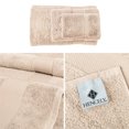 thumbnail image 2 of Hencely 6-Piece Turkish Cotton Bath Towel Set – 2 Bath Towels, 2 Hand Towels & 2 Washcloths – Soft, Absorbent, Quick Dry – Beige, 2 of 7