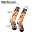 thumbnail image 5 of Bingfone Compression Socks For Women And Men Long Socks For Running Athletic Cycling Nurse-Hand Drawn Vintage Coffee, 5 of 9