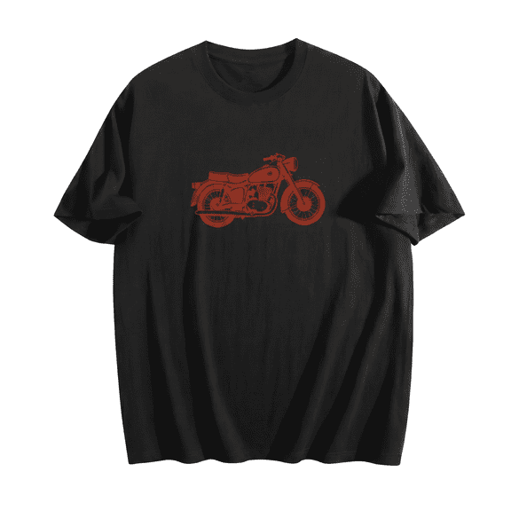 Men's 100% Cotton Short Sleeve Crewneck Graphic T-Shirt, Soft Breathable Moisture Wicking Casual Basic S-3XL