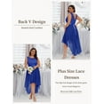 thumbnail image 2 of Robes de Bal 2024 pour Femmes Cadeau Compatibles Robes d'Invité de Mariage Sans Manches en Dentelle Robes de Cocktail, 2 of 5
