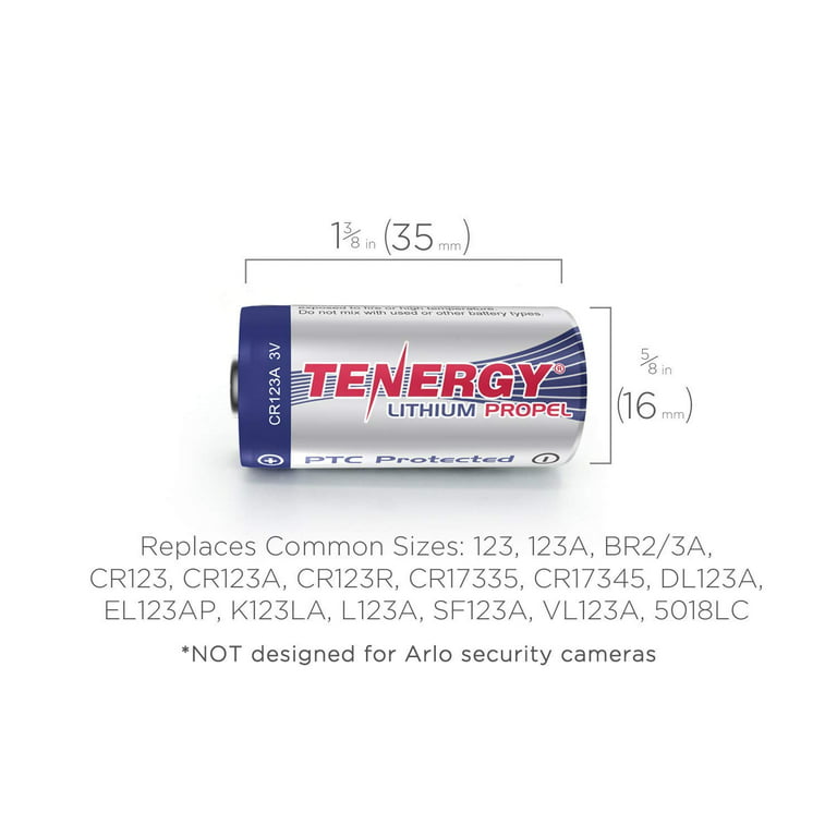Tenergy CR123A Lithium Batteries (12-Pack) – Airsoft Atlanta