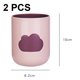 thumbnail image 2 of Tazas para cepillos de dientes, irrompibles, para baño, lindas tazas para cepillos de dientes con patrón de nubes, 2 of 5