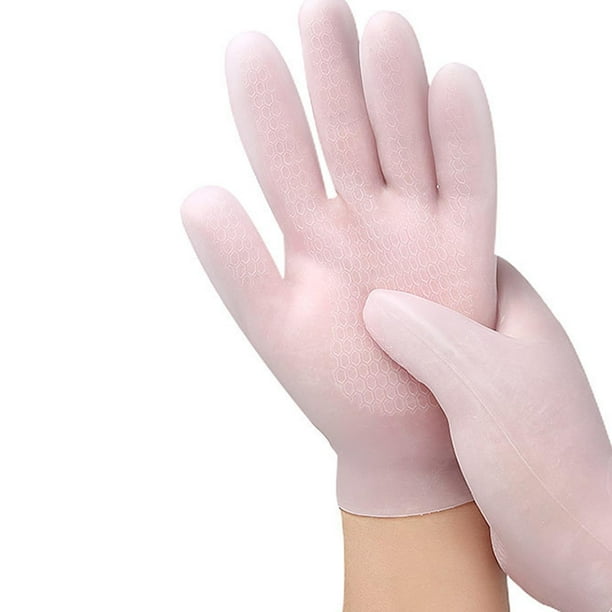 2 uds guantes hidratantes, hidratante suavizante cuidado de las manos removedor de elástico durante la noche/para manos piel seca/ Salvador Guantes Hidratantes