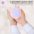 thumbnail image 3 of Aooww Hand Warmers Rechargeable, Fast Hot Hands Reusable Portable Electric Heater for Camping Hunting Golf, Stocking Stuffers Gifts for Women Men, Pink, 3 of 3