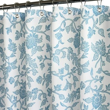 Watershed Floral Swirl Shower Curtain
