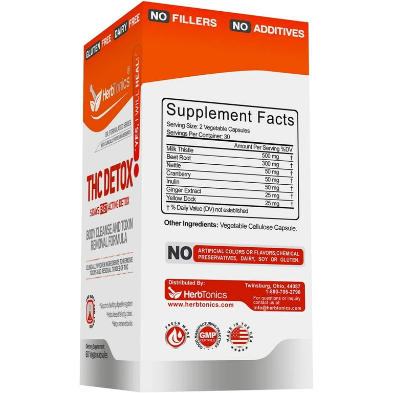 Detox Made in USA - 5 Day Detox - Bio-Cleanse + Liver Detox, Urinary Tract & Kidney Cleanse + Broad-Spectrum Toxin Cleanse - Natural