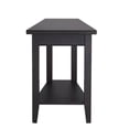 thumbnail image 2 of Leick Home 10502-BK Laurent Table Inclinable en Bois à Coin avec Tablette, Noir, 2 of 6