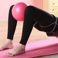 thumbnail image 4 of 10 Inch Exercise Pilates Ball Mini Exercise Barre Ball for Yoga,Stability Exercise Training Gym Anti Burst and Slip Resistant Balls Physical Therapy Improves Balance, Core Strength, 4 of 9
