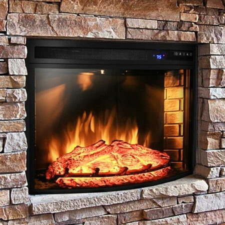 AKDY Curved Electric Fireplace Insert - Walmart.com Buy AKDY Curved Electric Fireplace Insert at Walmart.com