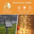 thumbnail image 4 of Guirnalda de luces solares Selarlyt, paquete de 2 unidades, 22 m, 400 LED, IP65, impermeables, 4 of 6