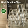 thumbnail image 4 of 32oz Glass Storage Containers with Lids, Glass Jars with Lids, Clear Food Storage Jar, Round Glass Canister Set of 6, Pantry Organizers and Storage for Cookie Pasta Flour Rice Tea Coffee Bean, 4 of 10