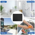 thumbnail image 2 of PBPBOX Practical Black Rubber Sink Mat for Under Sink Leak Prevention, 2 of 7
