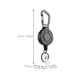 thumbnail image 2 of unbranded 2Ud Llavero Extensible Con Clip Para Colgar Llaves Fácil Y Uso Diario Negro, 2 of 8