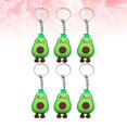 thumbnail image 3 of 6Pcs Avocado Keychain Hanging Pendant Bag Decoration Creative Keychain Backpack Pendant for Women, 3 of 6