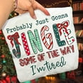 thumbnail image 3 of Probably Just Gonna Jingle Some of the Way Graphic Print T-Shirt | Funny Christmas Quote | Comfort Colors Green Tee, 3 of 6