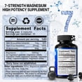 thumbnail image 5 of Magnesium 7-Complex 1000mg, High Absorption 7-in-1 Magnesium Supplement, Supports Muscle & Nerve Function, Bone & Heart Health, 60 Vegetarian Capsules, 5 of 9