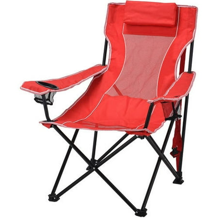 Ozark Trail Oversized Mesh Lounge Camping Chair With Cup Holders Ozark Trail Oversized Mesh Lounge Camping Chair With Cup Holders
