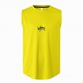 thumbnail image 5 of Ccpelsie Mens Vacation Tank Top Summer Sleeveless Beach Soft Muscle Tee Comfort Lightweight Casual(Yellow,L), 5 of 9