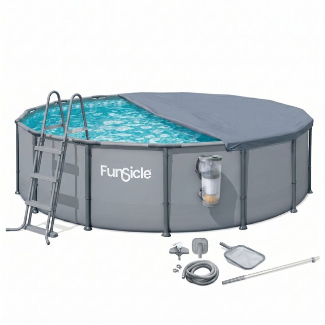 Alberca Funsicle 4.57m Redonda con Accesorios