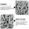 thumbnail image 4 of EIMELI 200 Pcs Dishwasher Jacket Dishwasher Rack Replacement Dishwasher Rack Tine Cover Electric Wire Black 2.5X0.4X0.4CM, 4 of 6