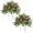 C Style, variant on Ayieyill 2Pcs 29in Outdoor Pathway Christmas Trees, Holiday Decor for Driveway, Yard, Garden w/LED Lights, Berries, Pine Cones, Ornaments