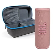 JBL Flip 6 Pink Portable Bluetooth Speaker and divvi! Case Bundle