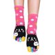 thumbnail image 2 of Calcetines de cinco dedos Calcetines de algodón Calcetines de cinco dedos en 3D Calcetines multicolores con dibujos de gatos, 2 of 5