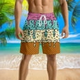 thumbnail image 1 of WILLBEST Bañador de Playa para Hombre, Cómodo, Holgado, Informal, de Verano, con Estampado Elegante para Actividades Al Aire Libre., 1 of 3