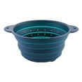 thumbnail image 1 of Drain Rack for Kitchen - Round Silicone Foldable High-Temperature Telescopic Outdoor Rack for Vegetables Fruit and Dishes, 1 of 7