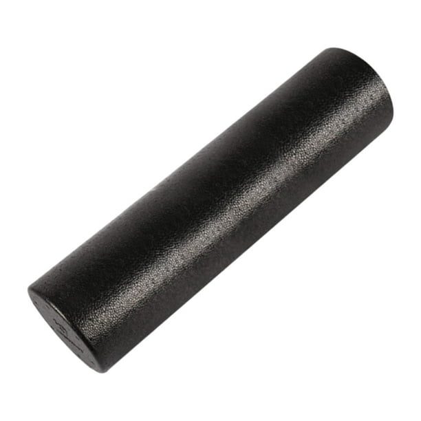 Rodillo de espuma para entrenamiento de equilibrio, equipo sólido de alta densidad, pilates ligero Negro