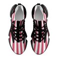 thumbnail image 5 of Aesthetic Heather Violet And White Vertical Walking Shoes for Men Woman Lightweight Tennis Fashion Elastic Sports Shoes Cushion Basketball Shoes, 5 of 7